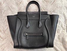 Celine Luggage Suede Interior