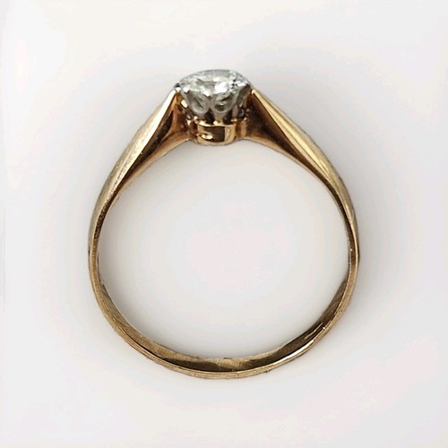 Karat gelbgold solitär - solitÄr, 1