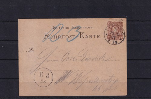 K747 deutsches reich rohrpost - deutsches,