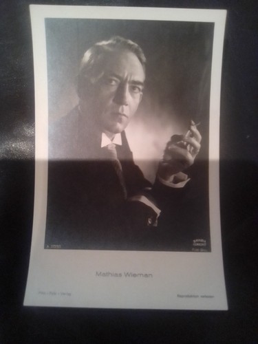Mathias wiemann autogrammkarte - mathias,