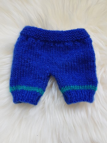Puppenkleidung strick hose - strick,,