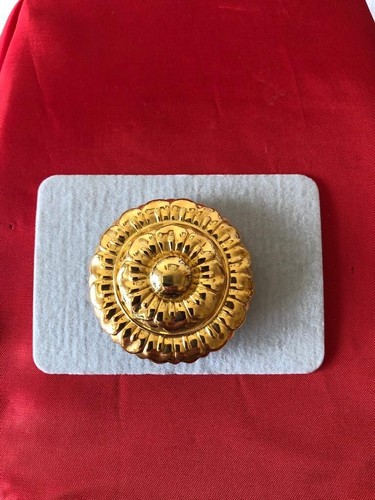 Cabouchon brosche vergoldet - cabouchon, brosche,