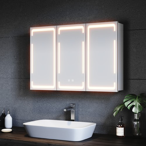 Spiegelschrank bad 90cm mit - 90cm,