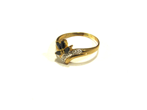 Damenring aus gold - aus, amethyst
