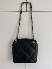 Vintage CHANEL Handtasche/Umhängetasche Lamm-Nappa-Leder gesteppt