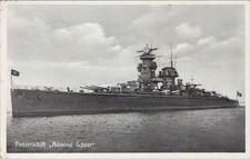 AK / Postkarte Panzerschiff Admiral Scheer 1939 deutsche Kriegsmarine 2. WK