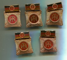 5 x Ehrentitel  der sozialistischen Arbeit   Helden der Arbeit der DDR 2