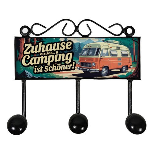Retro wohnwagen kleiderhaken - wohnwagen,