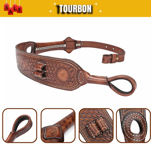 Tourbon leder gewehrriemen - tourbon,