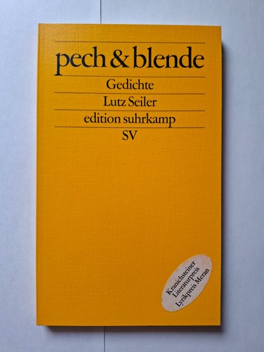 Pech blende gedichte lutz - pech,