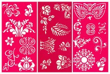 Schablone Hintergrund Din lang