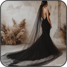 1 Etagen langer Brautschleier