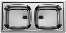 BLANCO TOP EZ 8x4 86 x 43,5 cm Doppelbecken Spüle Doppelspüle Einbauspüle Küchen