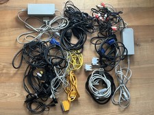 Konvolut Kabel Wii PS3 Netzteil USB A B Monitor VGA DVI Ethernet Paket Dualshock