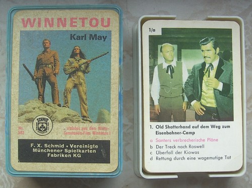 Quartett kartenspiel winnetou - quartett,