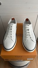 TOD'S Ledersneaker weiß Gr