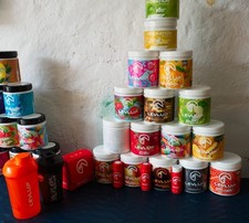 Levlip dosen - levlip, (leer)