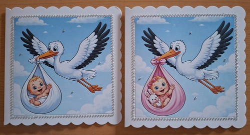 Grusskarte storch - grusskarte, °storch