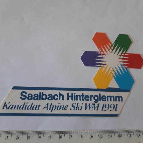 Alter aufkleber saalbach - alter,