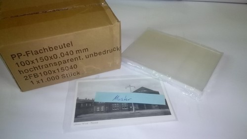 Ansichtskartenhüllen 1000