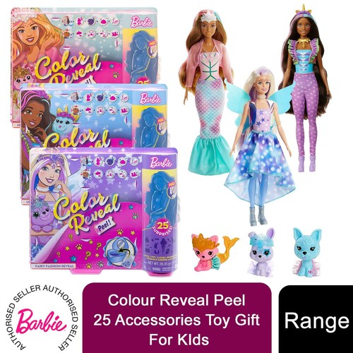 Barbie color reveal - reveal, peel