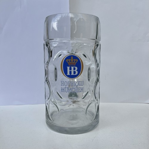 Bierkrug glas hofbräu - bierkrug,