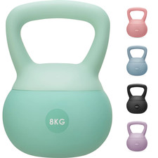 Gymtek® Weiche Kettlebell Kugelhantel Schwunghantel 4-12 kg Hantel Workout
