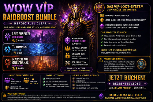 Wow midnight retail vip - retail, hc
