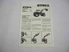 Original Prospekt Stoll