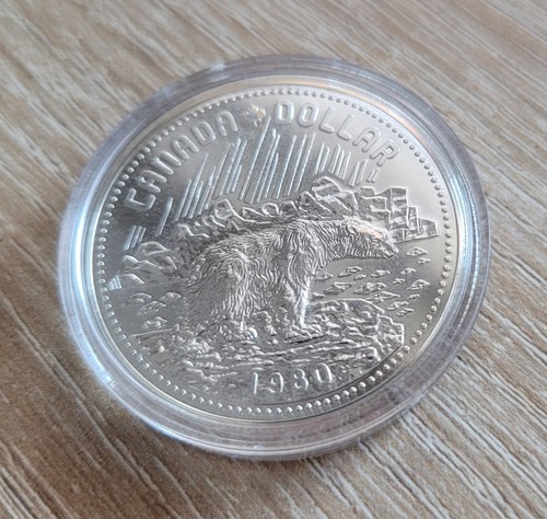 Kanadischer silberdollar 1980 - silberdollar,