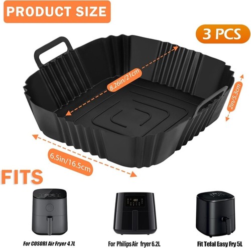 Airfryer zubehör - 3x,