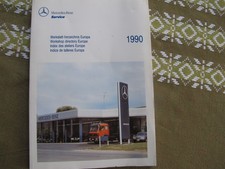 Mercedes-Benz, Werkstatt-Verzeichnis, Europa von 1990