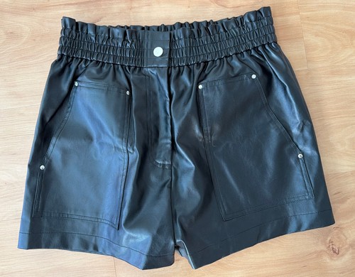 Kunst leder hose kurz shorts - hose,