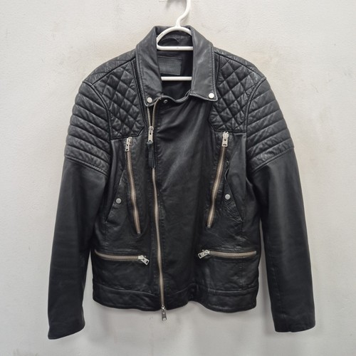 Allsaints powell biker - biker, schwarz