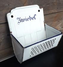 Emaille Wandbehälter Zwiebeln