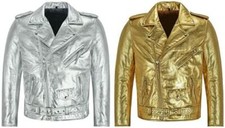 Herren Gold & Silber Foliert