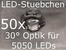50x LED Linse/Optik 30° für