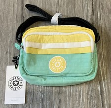 Kipling Sisko Lively Teal Umhängetasche Türkis/Gelb/Weiß Crossbody (A-039