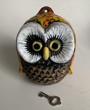 Vintage alte Spardose Eule Uhu Goebel Sammler West Germany Keramik