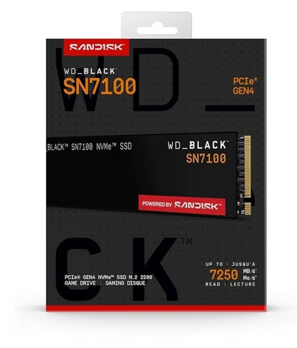 Black sn7100 ssd 2 - ssd,