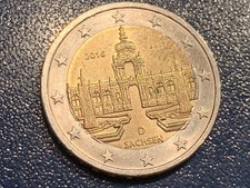 2 Euro Münze Deutschland 2016 ( J) SACHSEN