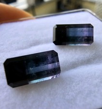 Bicolor Turmalin Paar 4,4 ct