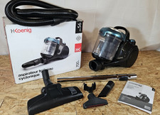 H.Koenig STC56 Beutelloser Bodenstaubsauger, Multizyklon Staubsauger, HEPA12