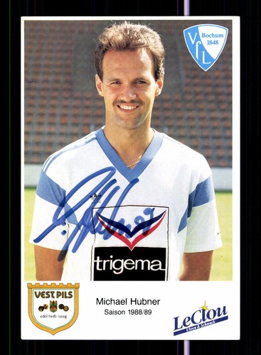 Michael hubner autogrammkarte - michael,