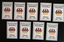 BRD Rückenschilder für