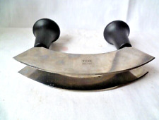 TCM Edelstahl Wiegemesser Gewürzschneider 14 cm