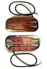 2x 6-functional LED Rückleuchte dynamische Blinker Anhänger LKW Rücklicht E9 SET