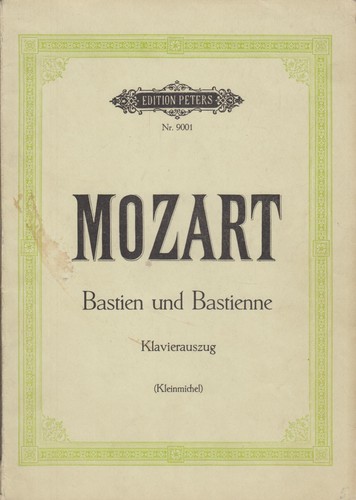 Noten bastien und bastienne - noten:,
