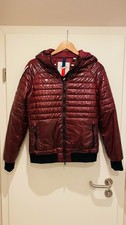 Rossignol Cyrus Shine Bordeaux Down Puffer Hooded Jacket Ski Coat Lage