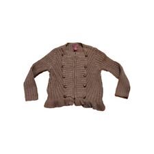 ausgefallene Strickjacke Gr. 116 Shrinking Violet m. Zierknöpfen sehr gut